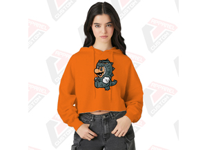 Stylish and Cozy Men's Crop Hoodie 100% Cotton Winter Embroidered Digital Printing Perfect Lightweight Layering - Product Image 2