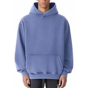 เสื้อมีฮู้ดผู้ชายเสื้อฮู้ดผู้ชายเสื้อฮู้ดลำลองผ้าฝ้ายแบบสวมหัวมีฮู้ดยี่ห้อส่วนตัว - Product Image 1