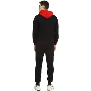 Ensemble de survêtement personnalisé à fermeture éclair pour homme, survêtement d'entraînement, de Fitness, de sport, pantalon de survêtement et sweat à capuche, deux pièces - Product Image 4