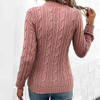 Suéter de Invierno Casual para Mujer de Primera Calidad - Corte Holgado, Transpirable, con Logotipo y Talla Personalizables, Venta al Por Mayor