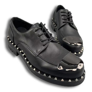 รองเท้าหนังแท้ผู้ชายแบบคลาสสิก รองเท้าอ็อกซ์ฟอร์ด พื้นรองเท้าแบบนุ่มสบาย กันลื่น เหมาะสำหรับใส่ทำงานและงานแต่งงาน รองเท้าหนังผู้ชายแบบเป็นทางการ - Product Image 2