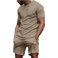 Ensemble T-shirt et short décontracté classique pour homme, respirant, de haute qualité, streetwear tendance pour l'été, livraison rapide, OEM ODM MOQ
