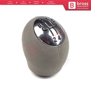 Bouton de levier de vitesse à 6 vitesses BSP614 328650024R gris chromé pour - Product Image 6