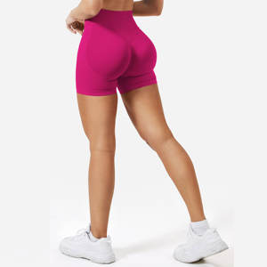 Shorts de Yoga Personalizados para Mujer, Cintura Alta, Ligeros, de Secado Rápido, Transpirables, con Estampado por Sublimación, Spandex/Nailon, Cintura Elástica Deportiva - Product Image 6