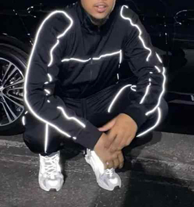 High Quality Custom Two-Piece Set Windbreaker Tracksuit with Nylon Zipper Printed Zip Jacket and Sweatsuit for <b>Men</b> - Product Image 5