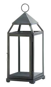 Décoration Métal Fer Noir Bougie Lanterne pot à bougie unique - Product Image 6