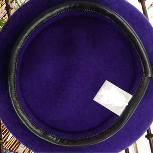 Boina de lana UNISEX de alta calidad, sombrero con estampado por sublimación, estilo personalizado para exteriores, sombreros para adultos al por mayor para uso Formal en las cuatro estaciones - Product Image 4