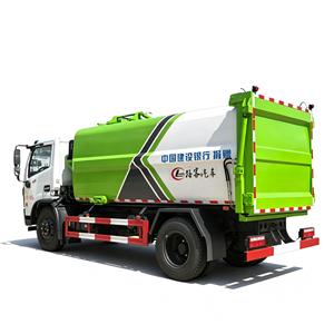 Camion compacteur de déchets à chargement latéral Dongfeng Dolica 10CBM, camion de collecte de déchets à chargement automatique avec benne de 240L - Product Image 6