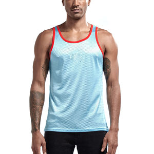 Customized Logo <b>Gym</b> Stringer Tank Top OEM Plain Sport <b>Body</b> Building Fitness Running Cotton Spandex Blank Mens XXL Tanktop - Product Image 2