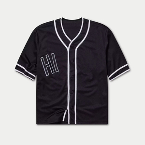 เสื้อยืดฮิปฮอปทรงบ็อกซี่ โพลีเอสเตอร์ ซับลิเมชั่น แห้งเร็ว คอวี สำหรับผู้ชาย ยูนิฟอร์ม สตรีทแวร์ เสื้อเบสบอลแบบสั่งทำพิเศษ ปี 2026 - Product Image 3