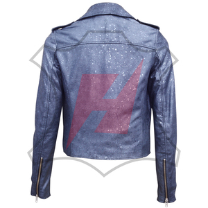 Women's Genuine Leather Jacket Top Selling Winter Fashion <b>Zipper</b> Leather Jacket Front Logo With Custom Designs in Bulk Quantity - Product Image 2
