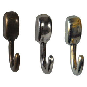 Gancio per telai lunghi 30 mm - Pezzi. 2 Nickel - Product Image 1