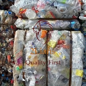 Mixed Color <b>PET</b> Bottles on Bales 2Lians Brand for Recycling - Product Image 1