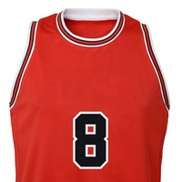 Camiseta de baloncesto con logotipo personalizado y cuello redondo a granel, camiseta de baloncesto con sublimación deportiva con material de la mejor calidad