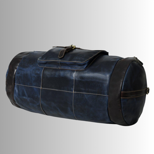 Nouveau design de sacs de voyage personnalisés Duffle Zipper Sac de voyage en cuir véritable à la mode - Product Image 3