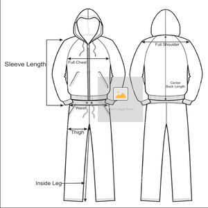 Sudadera con capucha y cremallera Lisa para hombre, chándal deportivo de algodón de invierno de dos piezas con logotipo personalizado de alta calidad para gimnasio y correr - Product Image 6