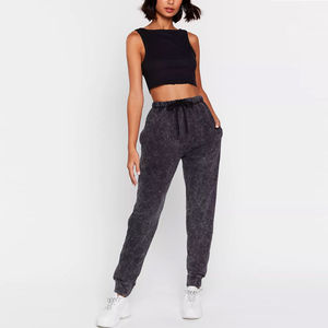 Pantalones de Algodón Gruesos y Cálidos con Elástico Lateral, Pantalones de Nieve Gruesos, Resistentes al Viento e Impermeables, de Cintura Alta, Lavado Ácido, Estilo Jogger - Product Image 6