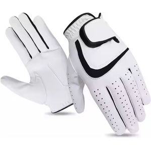 Gants de golf de luxe en cuir Cabretta respirant, personnalisables avec logo et couleur, pour gaucher, design unique, antidérapants pour la pratique sportive - Product Image 6