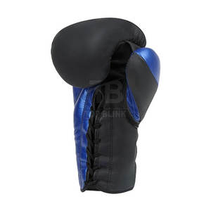 Guantes de cuero con cordones ajustables personalizados al por mayor para deportes, artes marciales y boxeo - Product Image 2