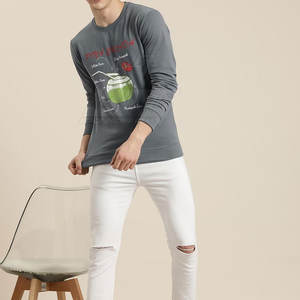 High Performance Cotton Blended Men <b>Sweatshirts</b> Fashionable Street Wear <b>Sweatshirts</b> For Men - Product Image 4