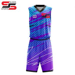 Maillots de basket-ball de qualité supérieure en gros, ensembles de basket-ball imprimés par sublimation, uniformes de basket-ball personnalisés OEM pour hommes - Product Image 4