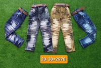 Jean d'été en denim pour hommes, décontracté, de haute qualité, confortable, absorbant la sueur, cool, fait à la main