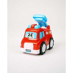 Brave Firefighting <b>Fire</b> <b>Engine</b> <b>Toy</b> for Kids Plastic Friction Vehicle - Product Image 1