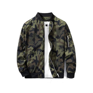 Blouson sportswear léger coupe ajustée pour homme Blouson aviateur décontracté - Product Image 1