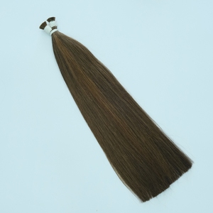 Extensions de cheveux naturels Remy en vrac, simple trame, couleur foncée # Cheveux naturels vietnamiens de 40 cm de longueur, qualité supérieure - Product Image 4