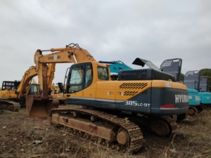 Excavadora de Orugas Usada Hyundai R385LC-9T, 38 Toneladas, Modelo 2020, Alta Calidad, Buen Estado, Precio de Fábrica, con Motor y Cojinete de Motor - Product Image 2