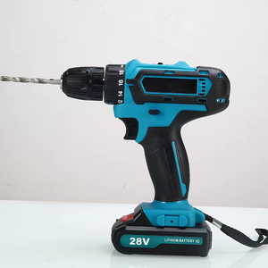 New 28V Xách Tay Không Dây Tác Động Khoan Điện Tuốc Nơ Vít Bộ Đa Chức Năng Không Chổi Than Tay Khoan Bộ Dụng Cụ Có Thể Sạc Lại Pin - Product Image 4