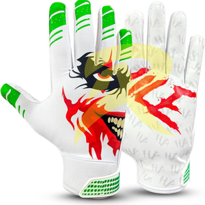 Guantes de Fútbol de Silicona Personalizados de Alta Calidad, Diseño de Equipo, Color Personalizado Americano, Hechos en Pakistán, Precio al por Mayor - Product Image 6