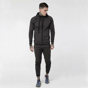 Survêtement unisexe en polyester Sweat à capuche évasé empilé avec fermeture éclair Imprimé personnalisé Street Wear Vêtements Fabricants de vêtements évasés par sublimation - Product Image 1