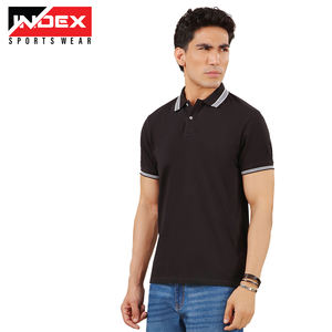 Chemise de golf pour homme en coton de soie tricoté glacé, col à revers, manches courtes, unie, sport décontractée, été, respirante, design personnalisé - Product Image 5