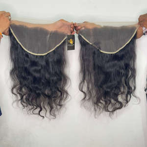 Paquetes de cabello humano de onda profunda rizado crudo indio precio de fábrica al por mayor indio y cierre frontal de encaje HD 5x5 6x6 - Product Image 1