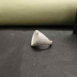 Anillo de Moda DOPE JEWELLS DLR-0086 con Diseño de Corazón, Estilo Hip Hop, con Moissanita Baguette, Acero Inoxidable, Certificado IGI, Personalizable - Product Image 4