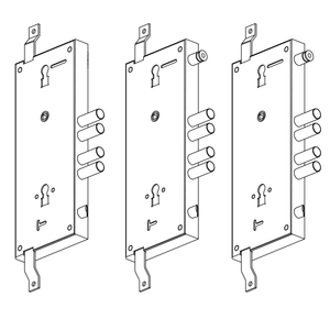 ROLLSTOP C + 1 de qualité supérieure-Serrure de porte blindée supérieure-Ingénierie italienne pour le système européen à double cylindre et bloc - Product Image 3