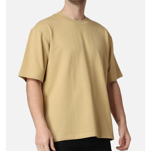 Factory Men's Oversized Drop Shoulder T-Shirts 100% algodón Venta caliente con servicio OEM - Product Image 4