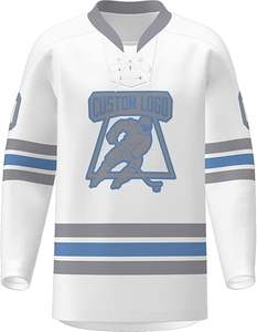 Custom Ice Hockey Jersey 2025 Sublimated Uniform Set Tackle Twill Stitched Pro Teamwear Pedidos al por mayor - Product Image 1