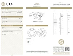 B2B D'VINS JEWELS GIA Certifié 1.50 CT Diamant Blanc Lâche Naturel rond E Couleur FL FLOW Pureté EX Coupe Polie - Product Image 2