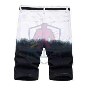 กางเกงยีนส์ขาสั้นน้ำหนักเบา ขายส่ง คุณภาพดี สวมใส่สบาย ระบายอากาศได้ดี เป็นมิตรกับสิ่งแวดล้อม เอวยางยืด ผู้ชาย บริการ OEM สำหรับขายออนไลน์ - Product Image 2