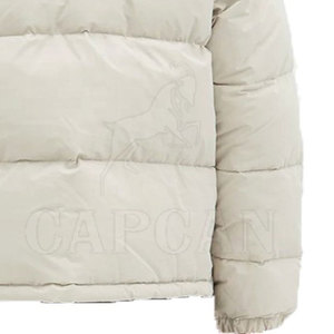 Customizable Solid Color Men's Hooded <b>Long</b> Sleeve Stand Collar <b>Waterproof</b> 100% Polyester <b>Jacket</b> for Winter Available All Sizes - Product Image 6