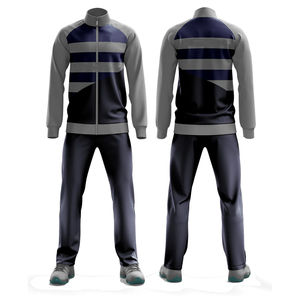 Sublimation Printed Sports Slim Fit Polyester Track Suit <b>Men</b> <b>Jogger</b> Tracksuit With Own Design Logo Hoodie Tracksuit Set - Product Image 1