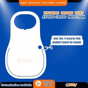 Nidy Lightweight Disposable Adult <b>Apron</b> Nonwoven Protective Single-Use for Outdoor Work <b>Garden</b> Agriculture Beauty Personal Care - Product Image 5