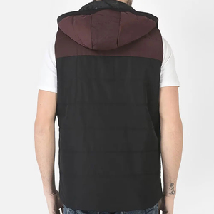 Chaleco Acolchado Ligero Informal y Transpirable para Hombre, Ropa Exterior Impermeable y Cortavientos con Aislamiento Térmico, Servicio OEM con Logotipo Personalizado, Invierno - Product Image 4