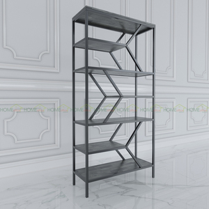 Dimonshelf 80x30x160cm Decorative <b>Shelf</b> Rubber Wood KTB68052 for Living Room Decor - Product Image 3