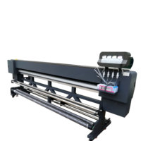 Nouvelle technologie 10 pieds 3.2m prix machine d'imprimante de bâche double têtes aux Philippines avec système d'alimentation à double matériau