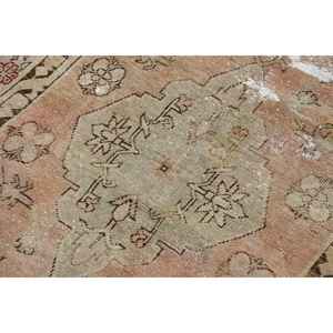 พรมวินเทจ ขนาด 3.37x5.4 ฟุต สีน้ำตาล พรมเปอร์เซียทำจากขนสัตว์ - Product Image 4