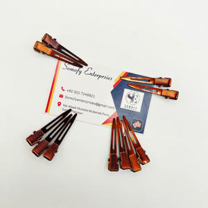 Pince à sectionner les cheveux en acier inoxydable brun foncé finition brillante personnalisée en gros Extensions de cheveux de qualité supérieure outils en métal - Product Image 5