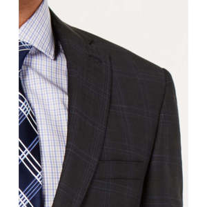 Giacca da Completo in Lana Modern-Fit per Uomo DKNY, Grigia, Taglia 42 - Product Image 3